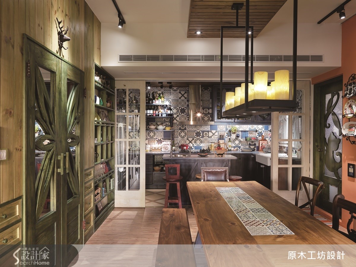 46坪新成屋(5年以下)＿鄉村風餐廳案例圖片＿原木工坊&客製化．手工實木傢具＿原木工坊_12之10