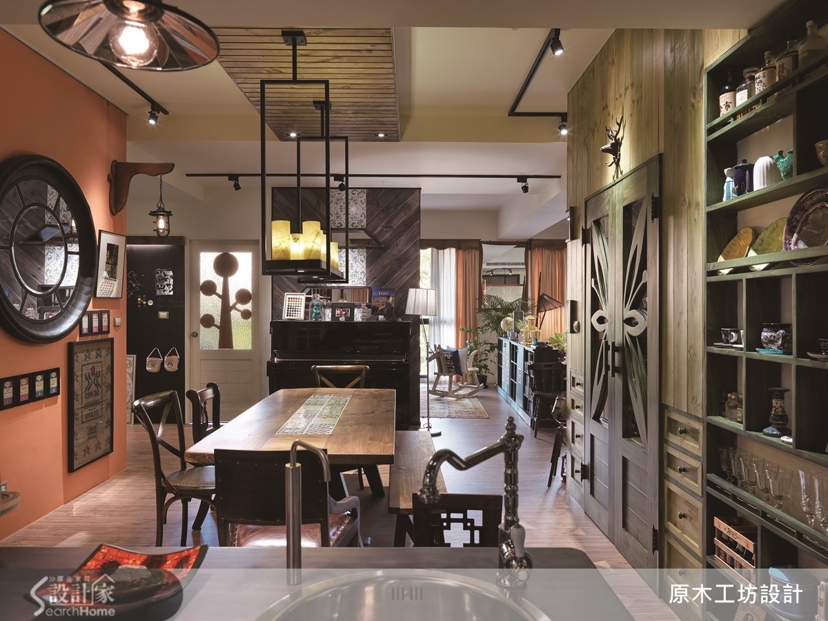 46坪新成屋(5年以下)＿鄉村風餐廳案例圖片＿原木工坊&客製化．手工實木傢具＿原木工坊_12之12