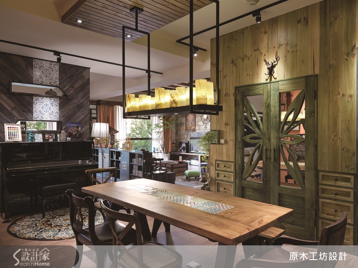 46坪新成屋(5年以下)＿鄉村風餐廳案例圖片＿原木工坊&客製化．手工實木傢具＿原木工坊_12之13