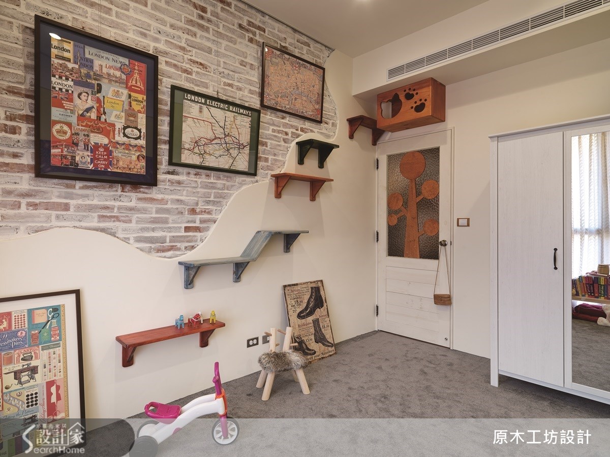 46坪新成屋(5年以下)＿鄉村風兒童房兒童房案例圖片＿原木工坊&客製化．手工實木傢具＿原木工坊_12之19