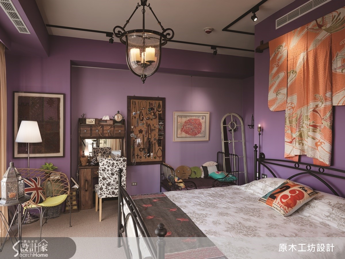 46坪新成屋(5年以下)＿鄉村風臥室案例圖片＿原木工坊&客製化．手工實木傢具＿原木工坊_12之21
