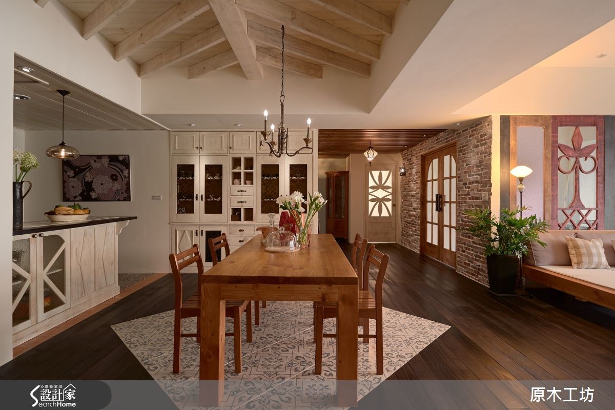 58坪新成屋(5年以下)＿療癒風餐廳案例圖片＿原木工坊&客製化．手工實木傢具＿原木工坊_13之4