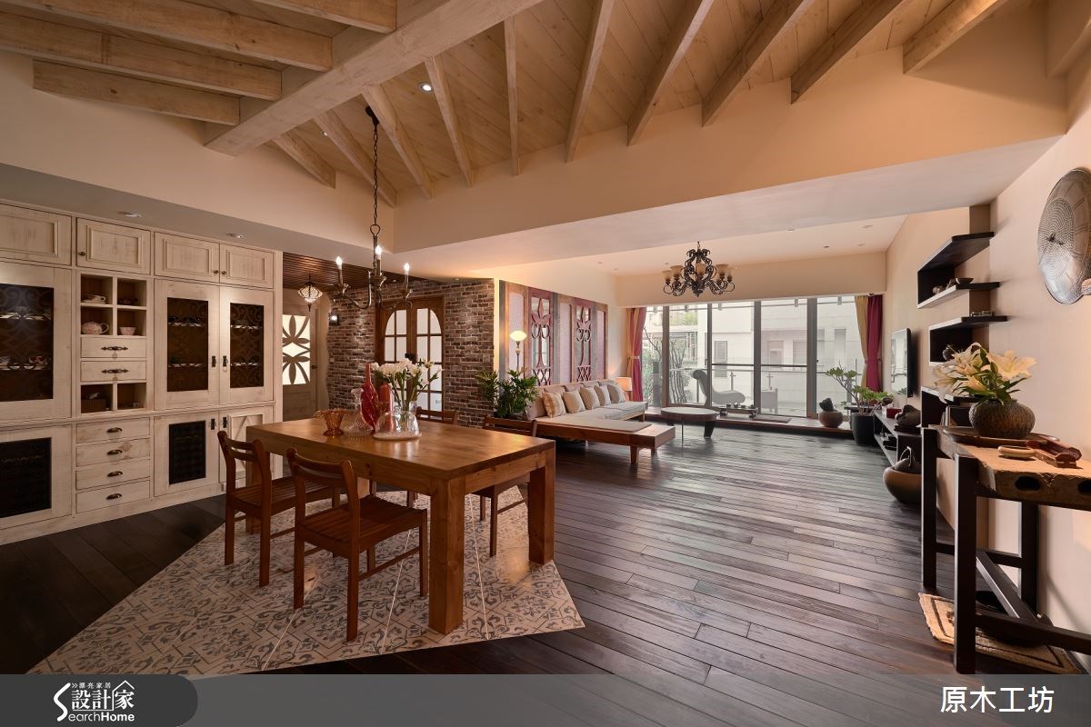 58坪新成屋(5年以下)＿療癒風餐廳案例圖片＿原木工坊&客製化．手工實木傢具＿原木工坊_13之7