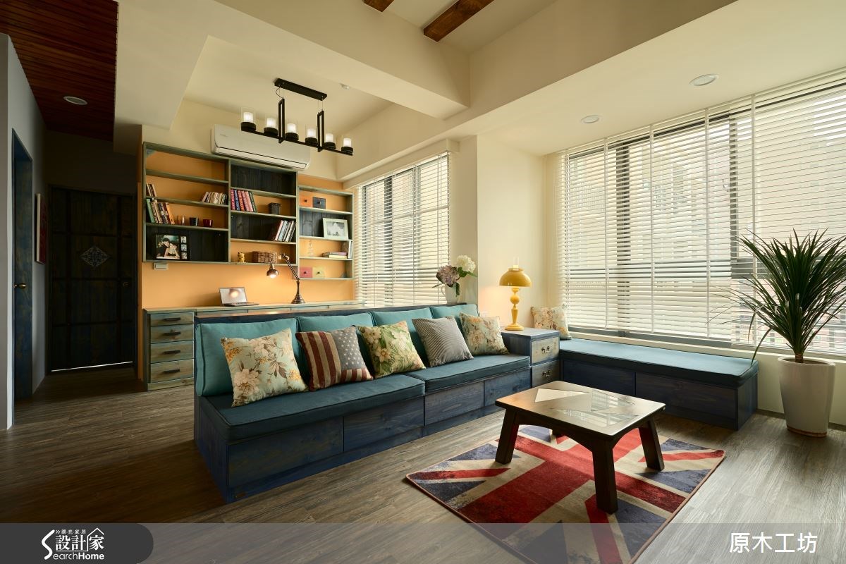 20坪新成屋(5年以下)＿療癒風客廳案例圖片＿原木工坊&客製化．手工實木傢具＿原木工坊_14之2