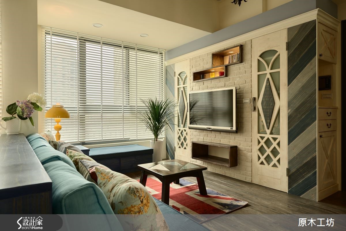 20坪新成屋(5年以下)＿療癒風客廳案例圖片＿原木工坊&客製化．手工實木傢具＿原木工坊_14之3
