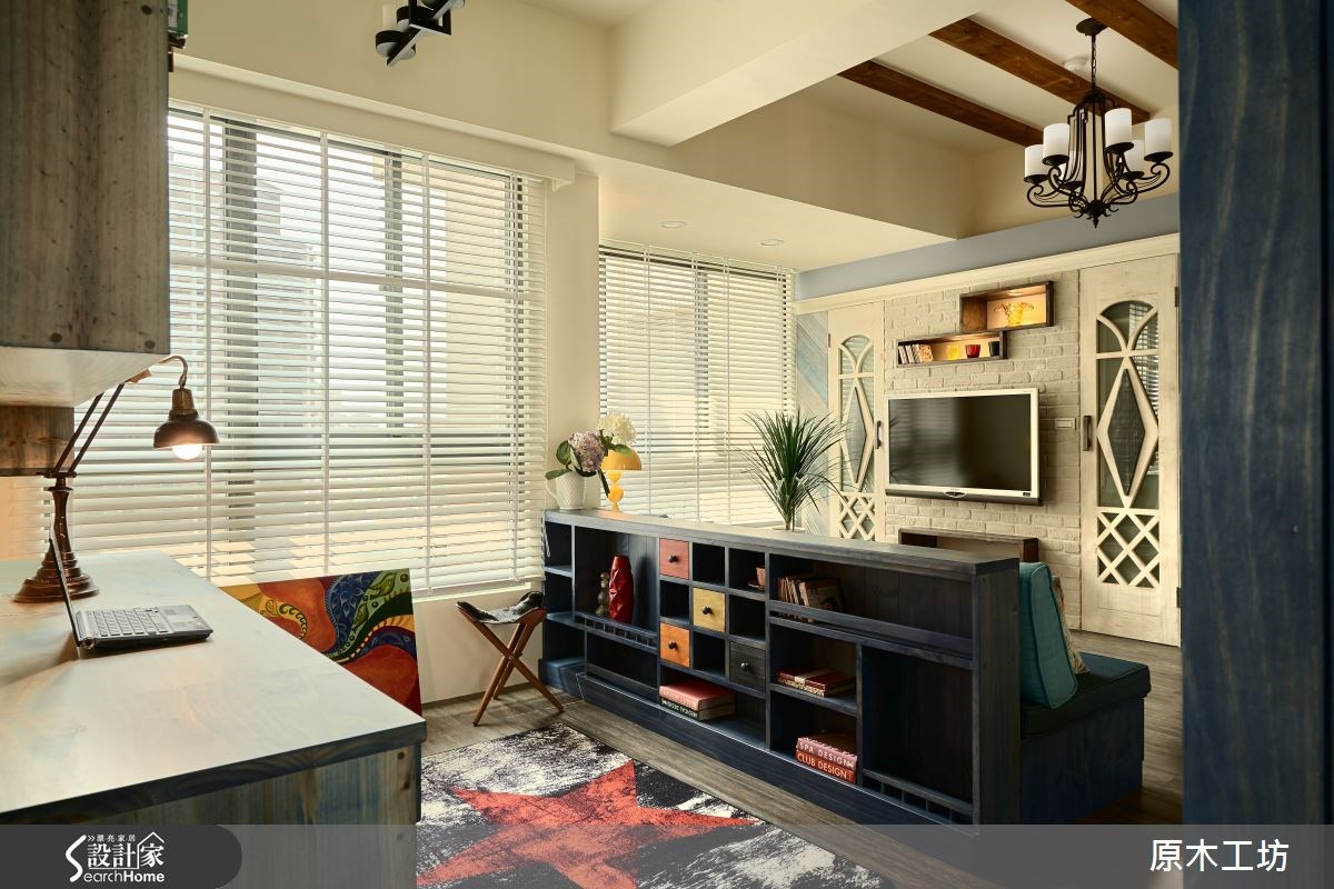 20坪新成屋(5年以下)＿療癒風客廳案例圖片＿原木工坊&客製化．手工實木傢具＿原木工坊_14之8