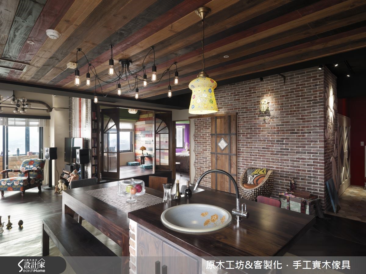 30坪老屋(16~30年)＿工業風餐廳案例圖片＿原木工坊&客製化．手工實木傢具＿原木工坊_15之7