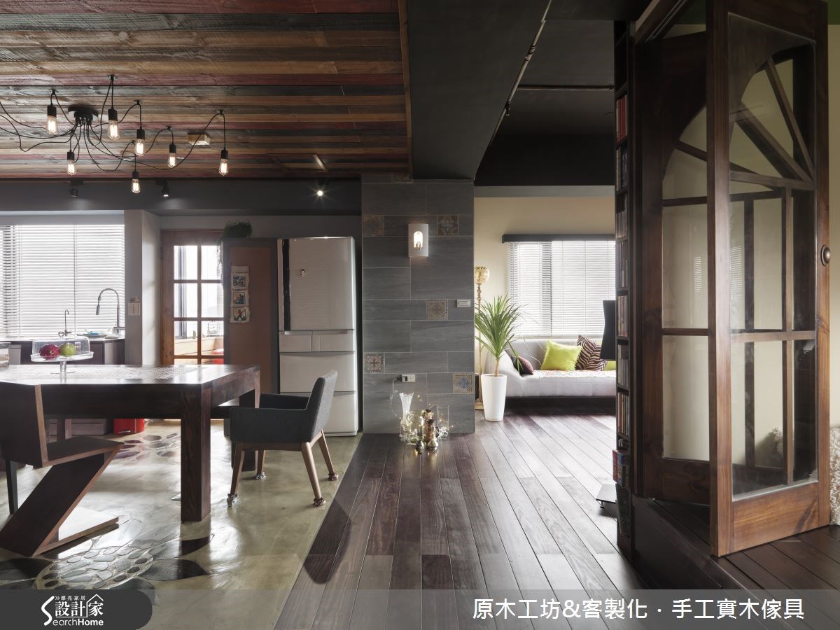 30坪老屋(16~30年)＿工業風玄關案例圖片＿原木工坊&客製化．手工實木傢具＿原木工坊_15之10