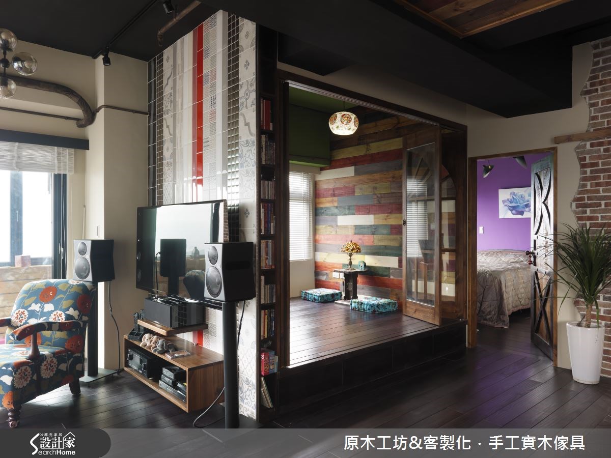 30坪老屋(16~30年)＿工業風客廳和室案例圖片＿原木工坊&客製化．手工實木傢具＿原木工坊_15之15