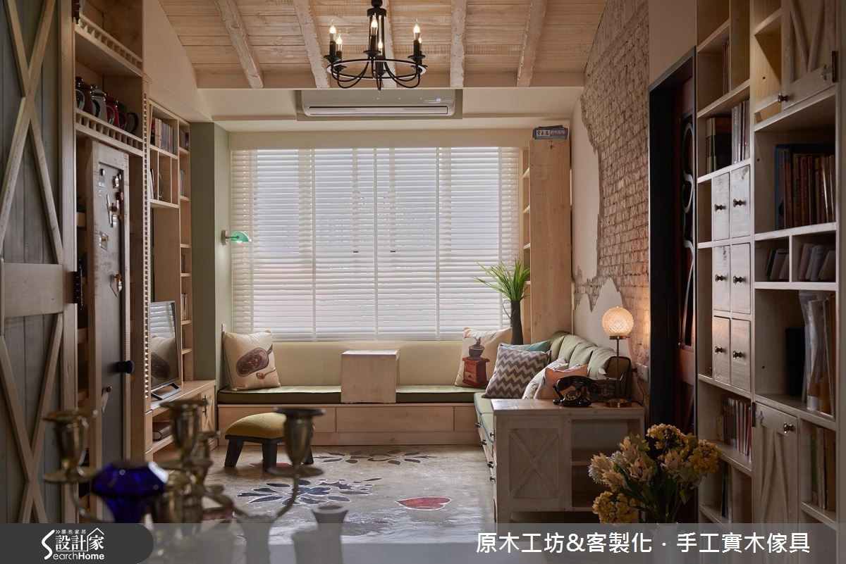 28坪老屋(16~30年)＿鄉村風客廳案例圖片＿原木工坊&客製化．手工實木傢具＿原木工坊_18之7