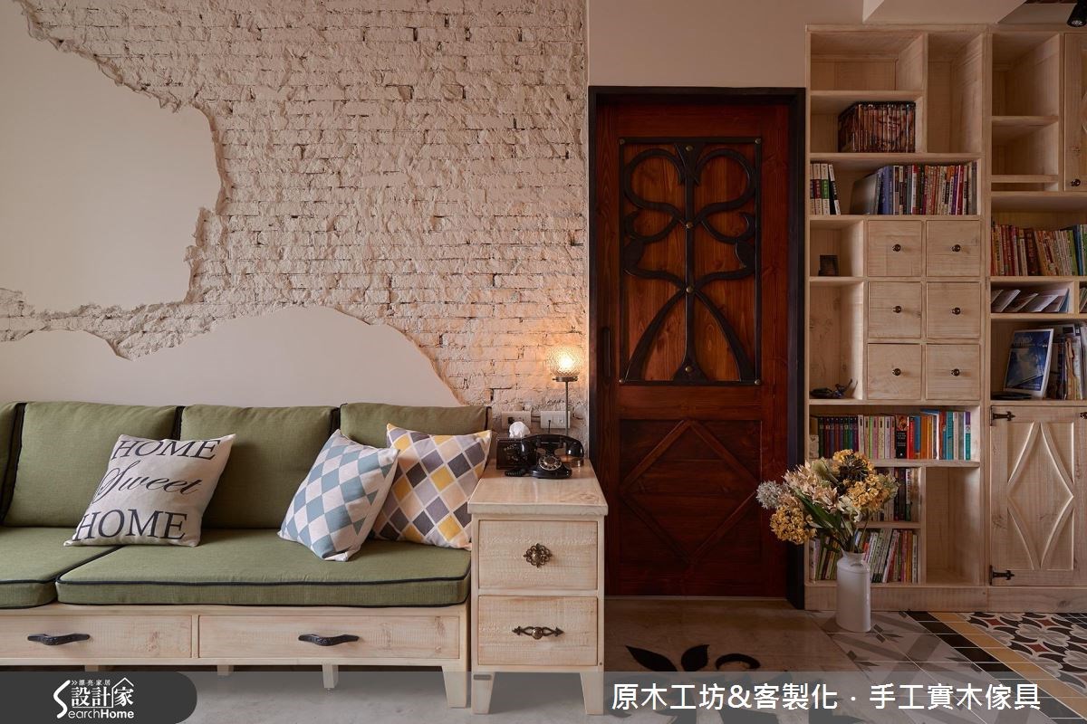 28坪老屋(16~30年)＿鄉村風客廳案例圖片＿原木工坊&客製化．手工實木傢具＿原木工坊_18之11