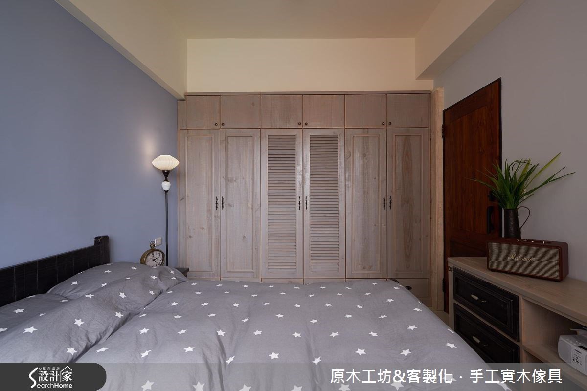 28坪老屋(16~30年)＿鄉村風臥室案例圖片＿原木工坊&客製化．手工實木傢具＿原木工坊_18之25