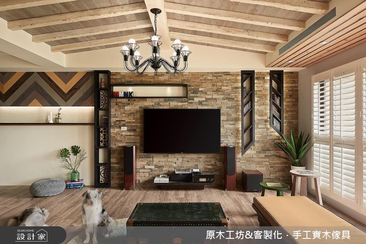 45坪新成屋(5年以下)＿混搭風客廳案例圖片＿原木工坊&客製化．手工實木傢具＿原木工坊_19之4