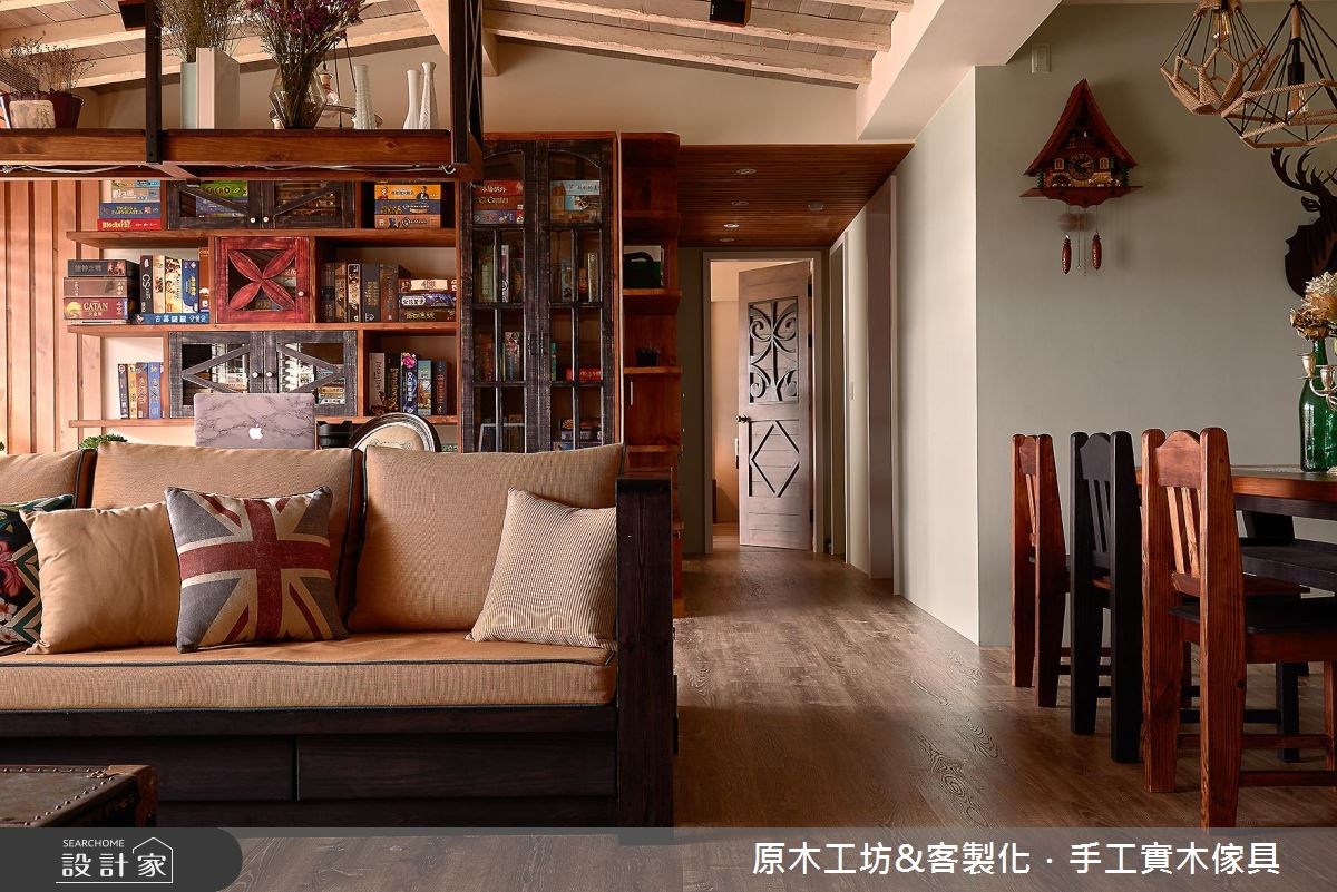 45坪新成屋(5年以下)＿混搭風客廳餐廳案例圖片＿原木工坊&客製化．手工實木傢具＿原木工坊_19之11