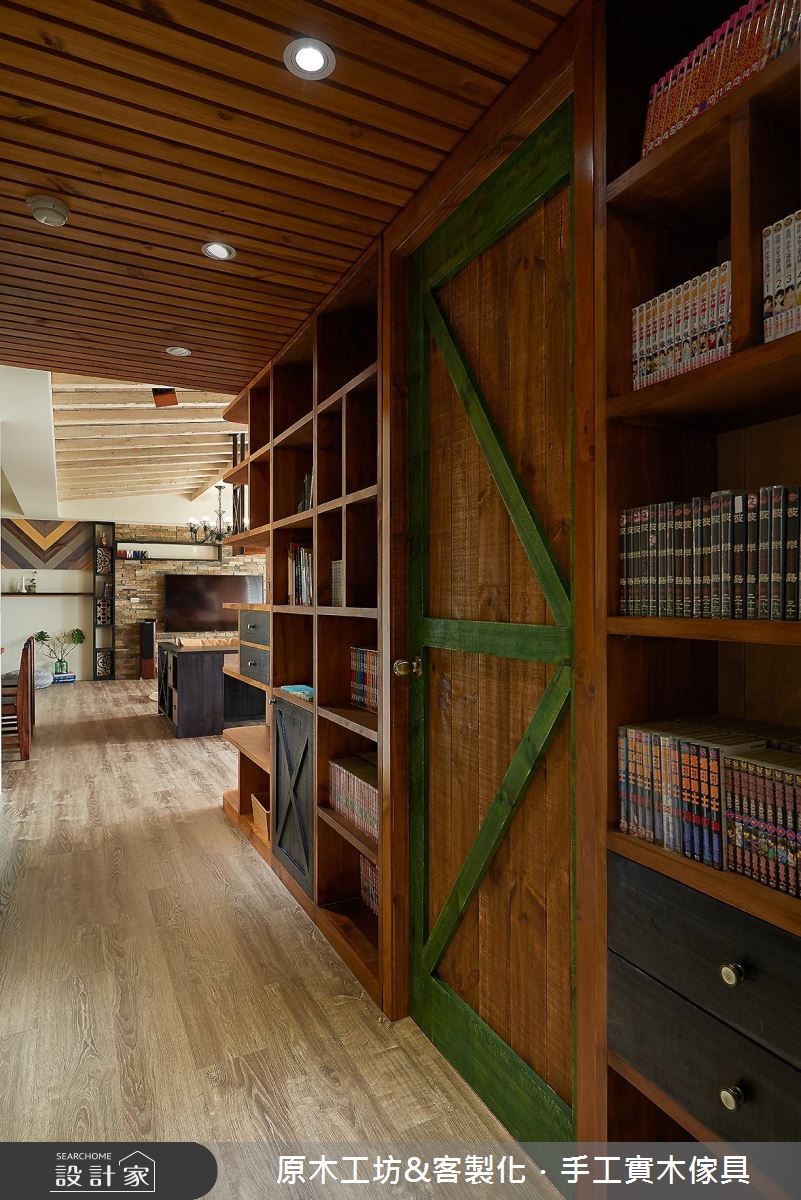45坪新成屋(5年以下)＿混搭風走廊案例圖片＿原木工坊&客製化．手工實木傢具＿原木工坊_19之21