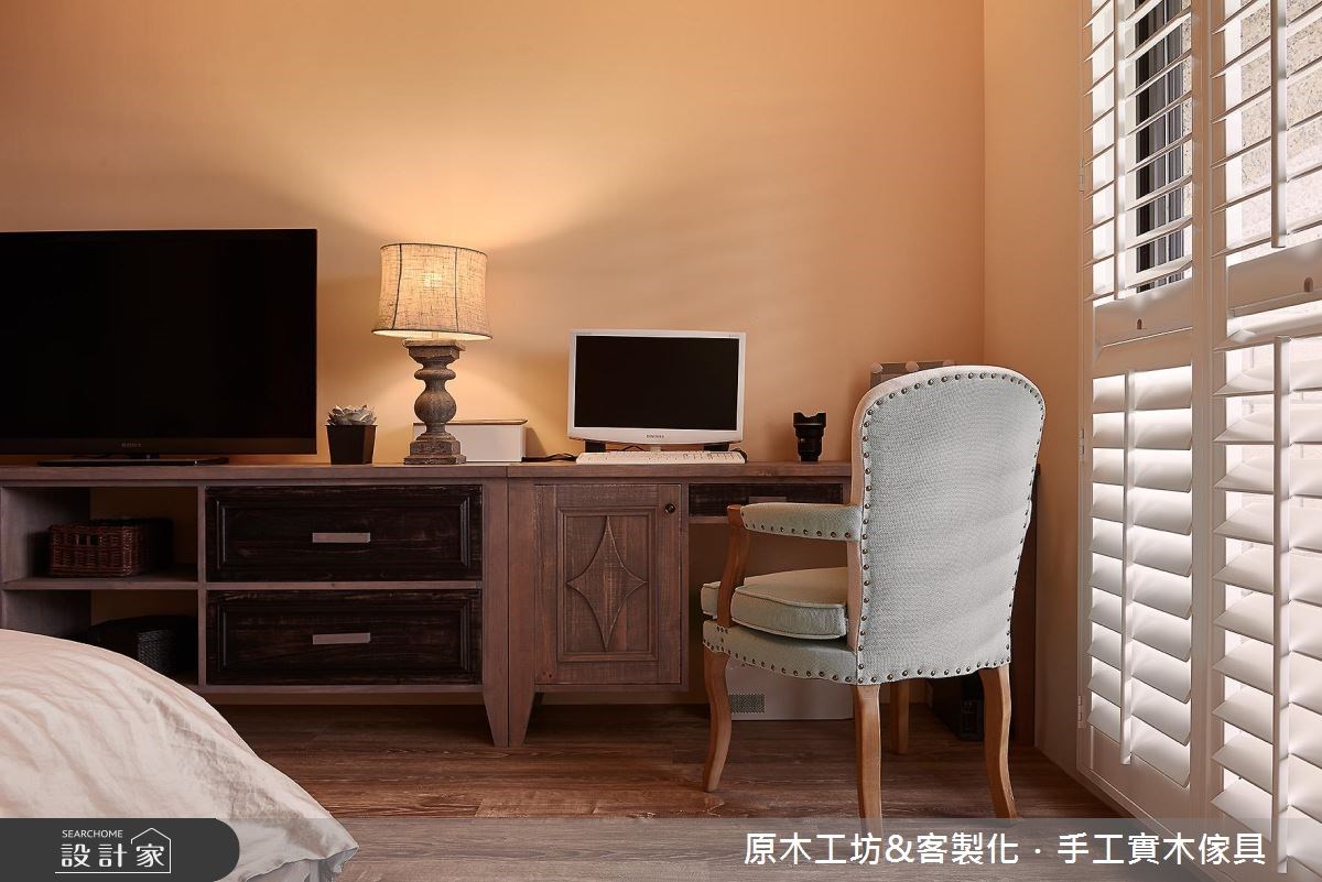 45坪新成屋(5年以下)＿混搭風臥室案例圖片＿原木工坊&客製化．手工實木傢具＿原木工坊_19之26