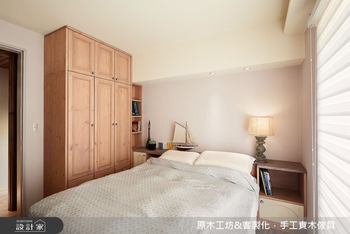 45坪新成屋(5年以下)＿混搭風臥室案例圖片＿原木工坊&客製化．手工實木傢具＿原木工坊_19之35