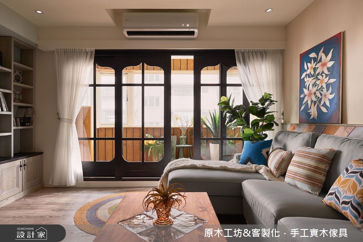 35坪老屋(16~30年)＿鄉村風客廳案例圖片＿原木工坊&客製化．手工實木傢具＿原木工坊_20之4