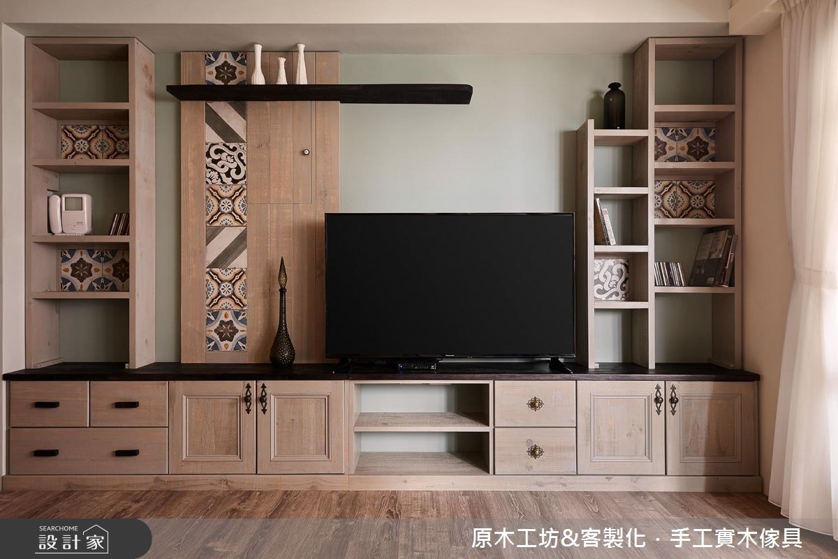 35坪老屋(16~30年)＿鄉村風客廳案例圖片＿原木工坊&客製化．手工實木傢具＿原木工坊_20之10