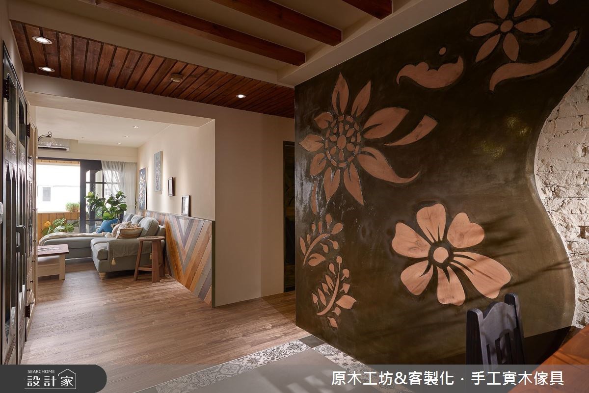 35坪老屋(16~30年)＿鄉村風客廳餐廳案例圖片＿原木工坊&客製化．手工實木傢具＿原木工坊_20之12