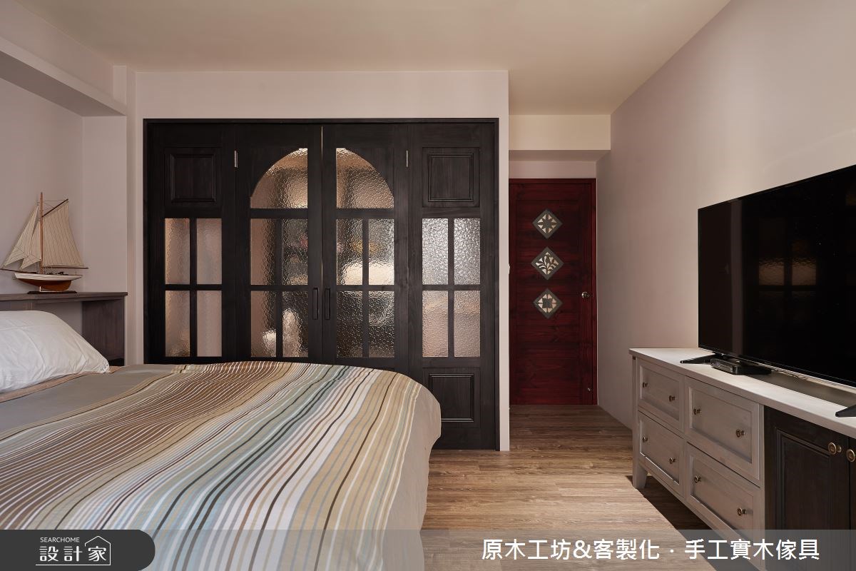 35坪老屋(16~30年)＿鄉村風臥室案例圖片＿原木工坊&客製化．手工實木傢具＿原木工坊_20之18