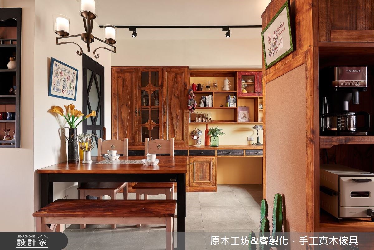 25坪中古屋(5~15年)＿鄉村風餐廳案例圖片＿原木工坊&客製化．手工實木傢具＿原木工坊_21之12