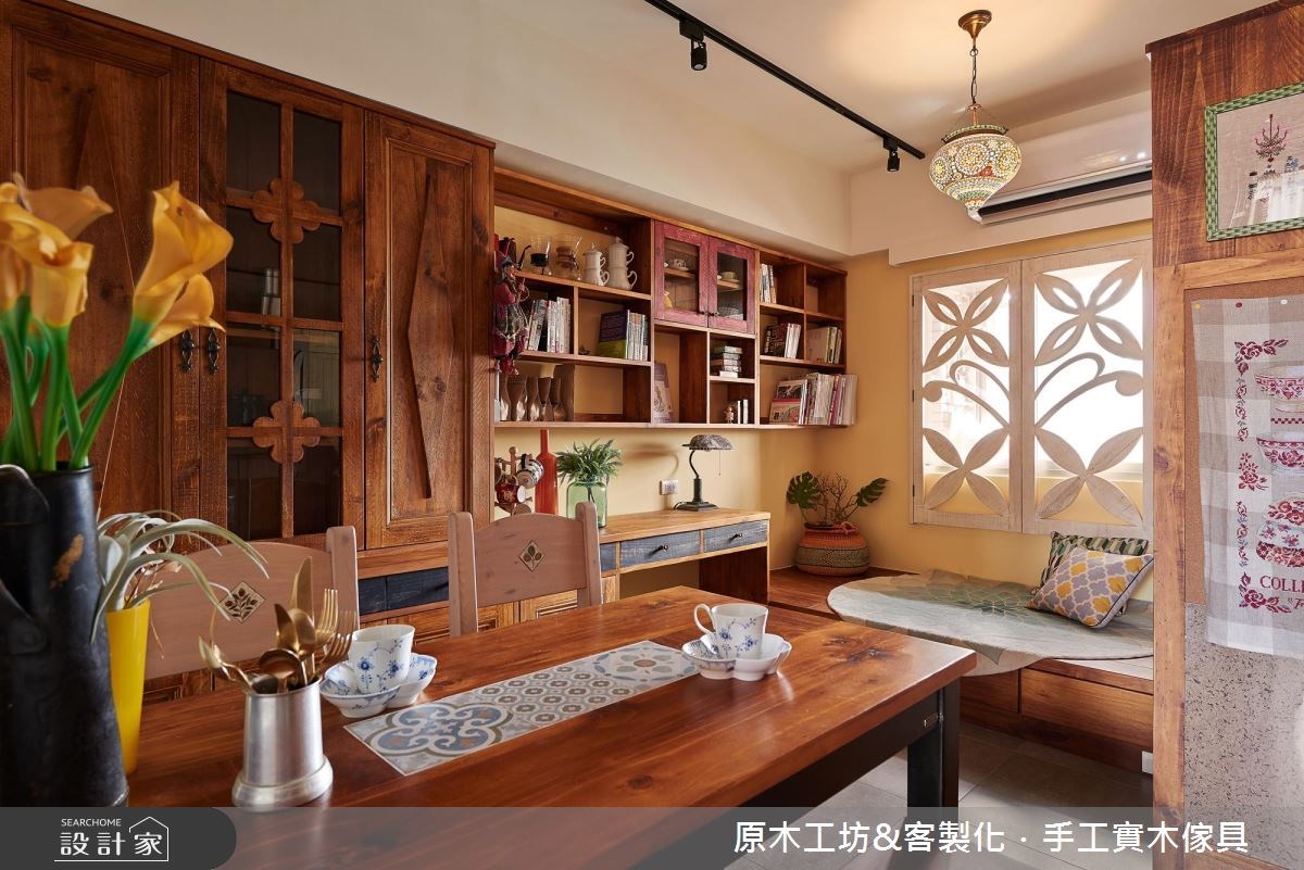 25坪中古屋(5~15年)＿鄉村風客廳案例圖片＿原木工坊&客製化．手工實木傢具＿原木工坊_21之13