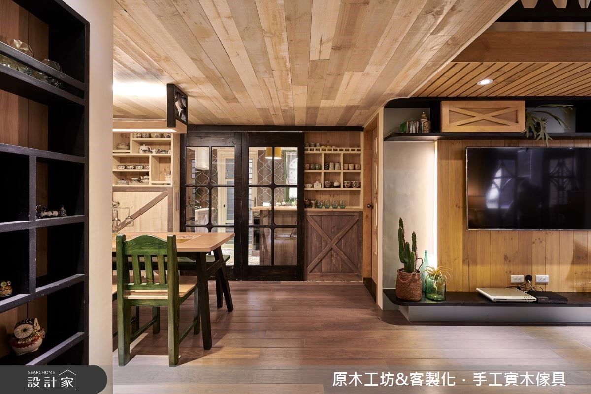 35坪老屋(16~30年)＿鄉村風餐廳案例圖片＿原木工坊&客製化．手工實木傢具＿原木工坊_22之6