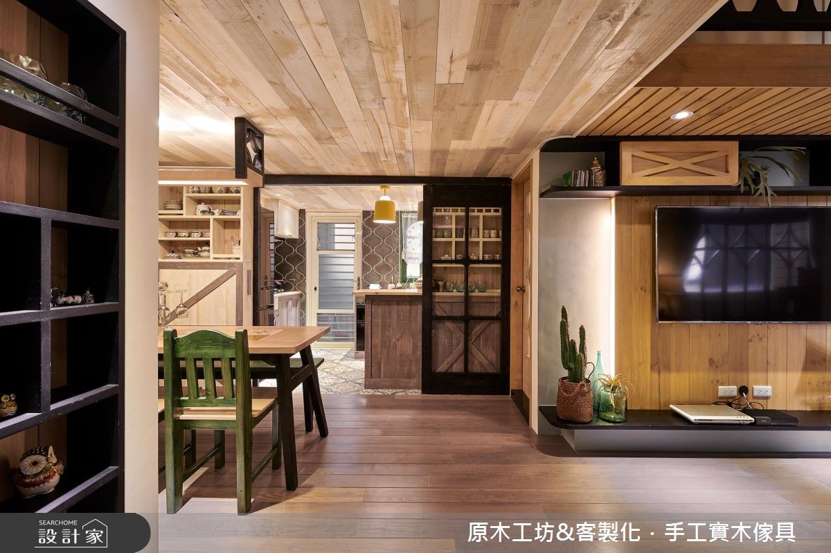 35坪老屋(16~30年)＿鄉村風餐廳吧檯案例圖片＿原木工坊&客製化．手工實木傢具＿原木工坊_22之7