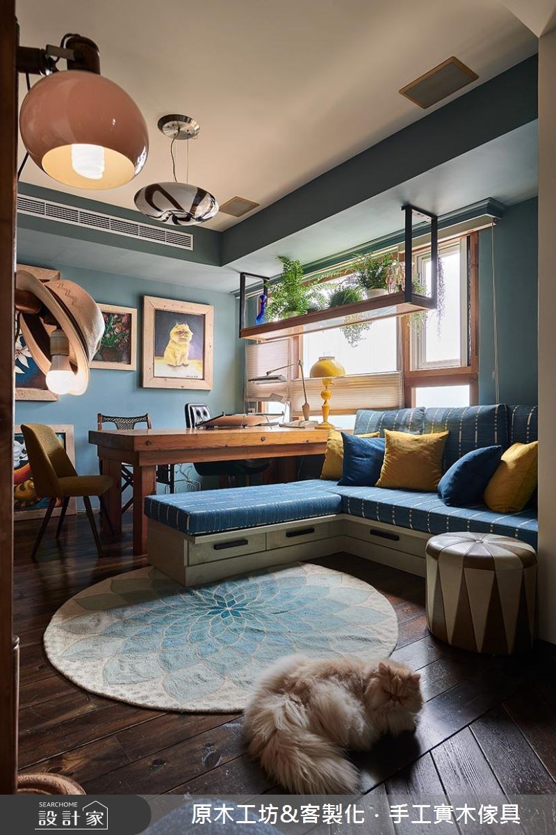 45坪老屋(16~30年)＿鄉村風客廳案例圖片＿原木工坊&客製化．手工實木傢具＿原木工坊_23之4
