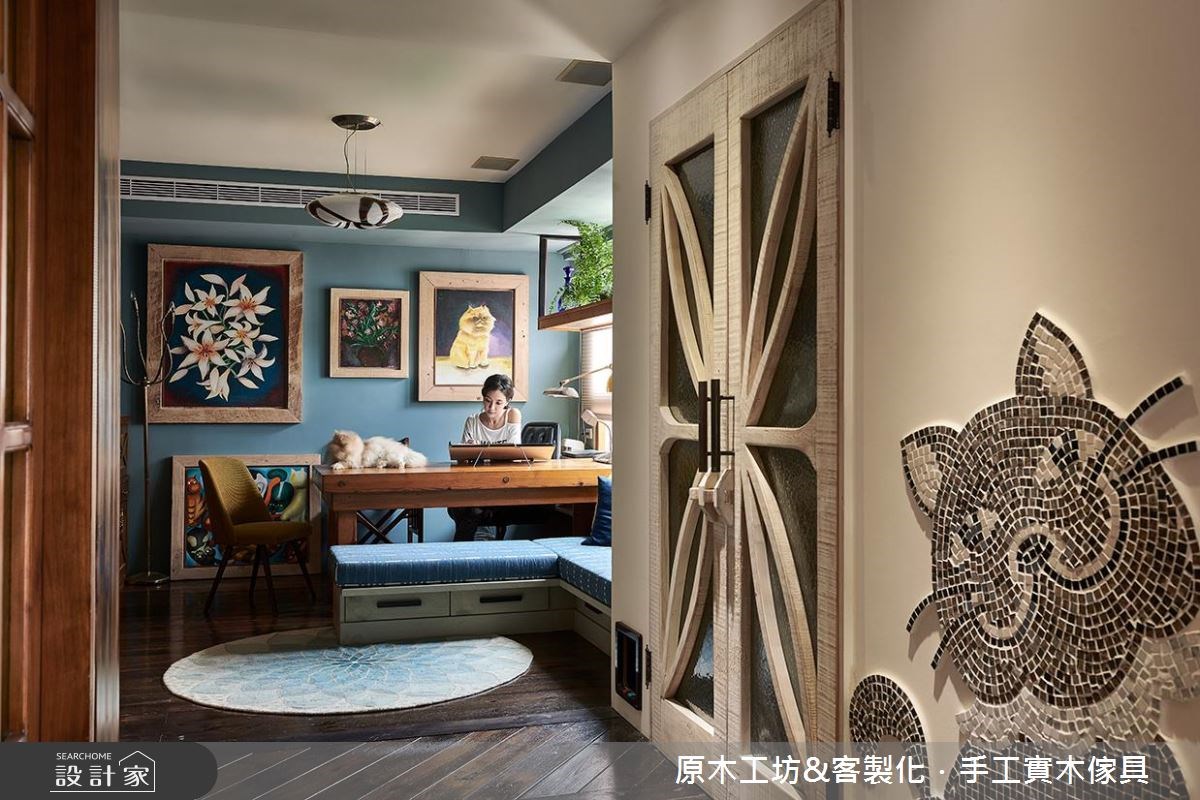 45坪老屋(16~30年)＿鄉村風客廳案例圖片＿原木工坊&客製化．手工實木傢具＿原木工坊_23之8