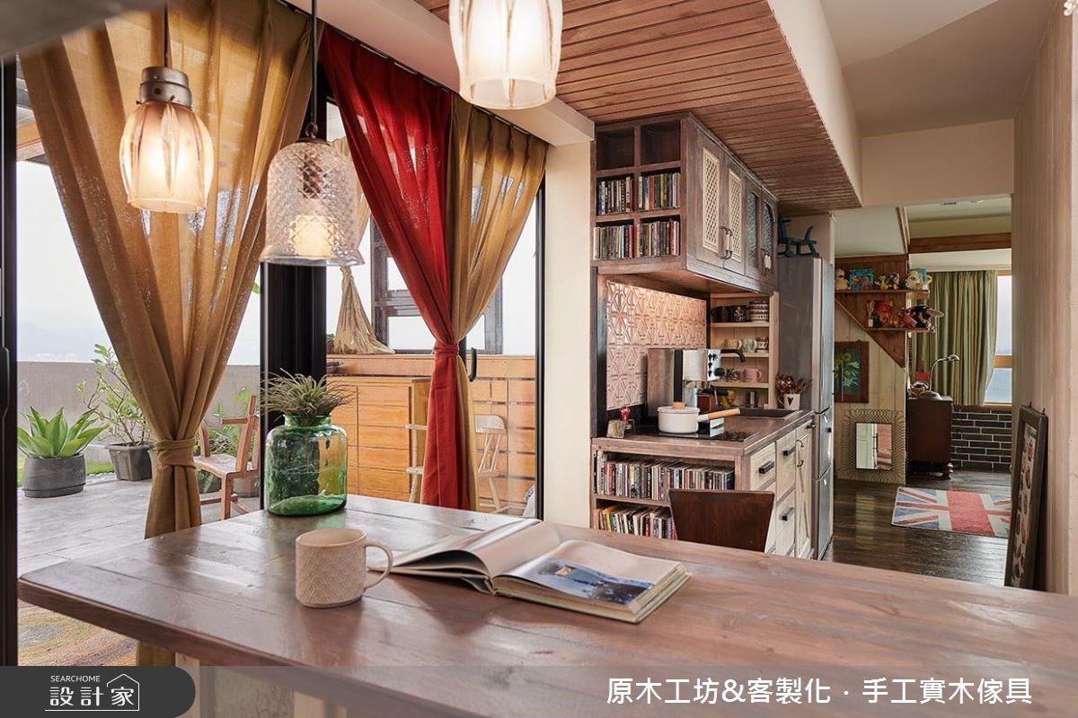 45坪老屋(16~30年)＿鄉村風餐廳廚房案例圖片＿原木工坊&客製化．手工實木傢具＿原木工坊_23之14