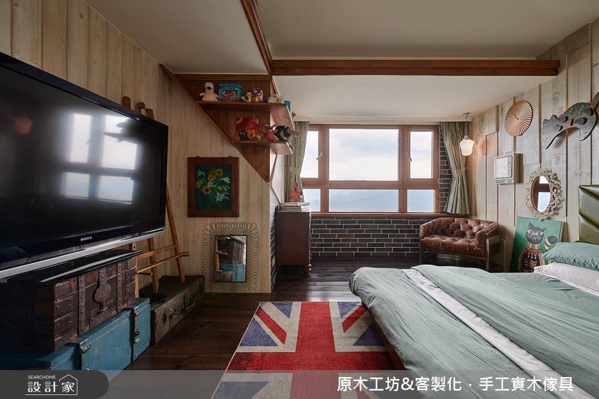 45坪老屋(16~30年)＿鄉村風臥室案例圖片＿原木工坊&客製化．手工實木傢具＿原木工坊_23之20
