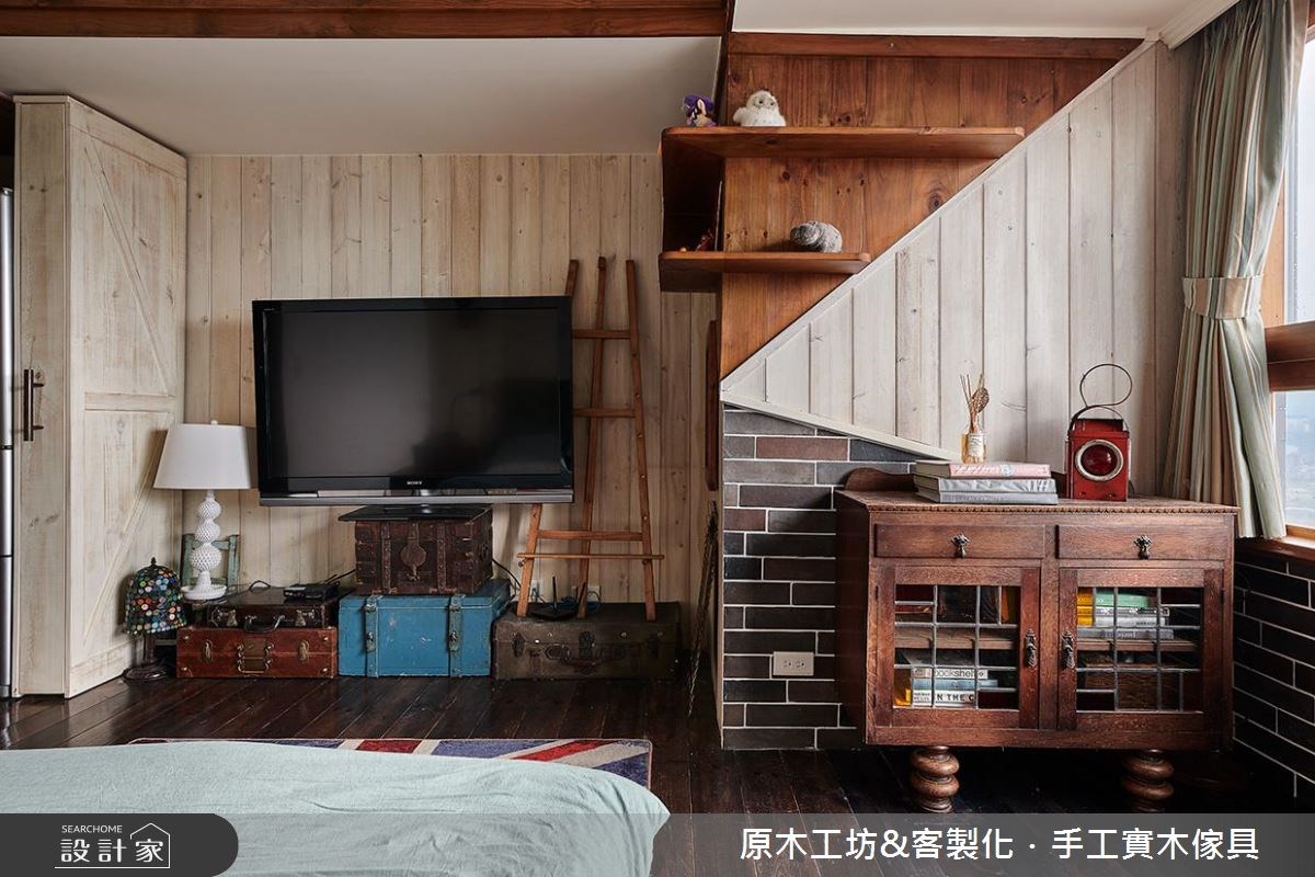 45坪老屋(16~30年)＿鄉村風臥室案例圖片＿原木工坊&客製化．手工實木傢具＿原木工坊_23之21