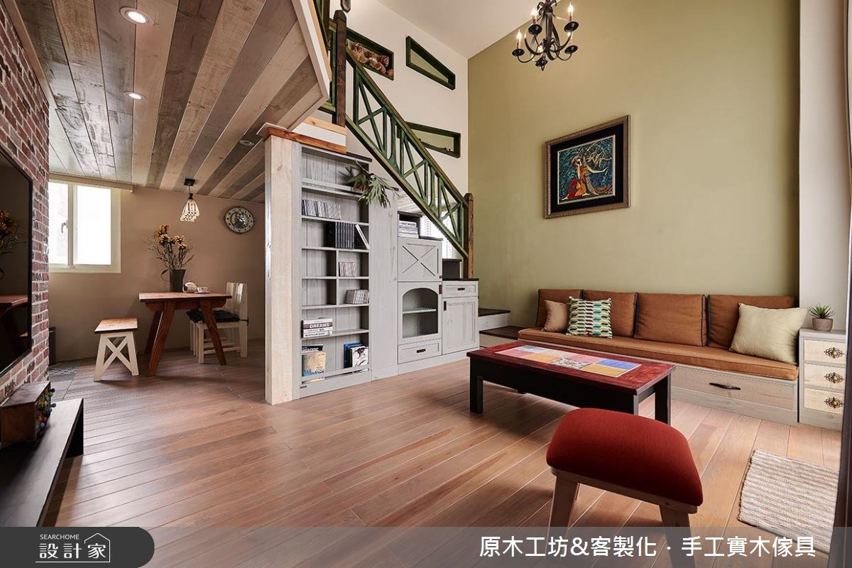 19坪老屋(16~30年)＿鄉村風客廳餐廳案例圖片＿原木工坊&客製化．手工實木傢具＿原木工坊_24之3