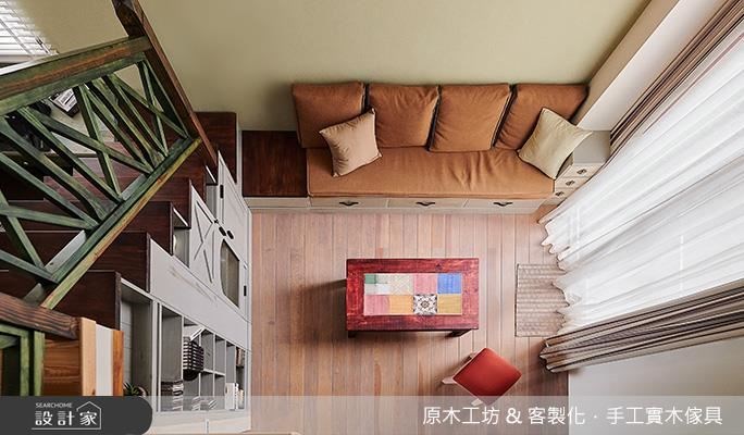 19坪老屋(16~30年)＿鄉村風客廳樓梯案例圖片＿原木工坊&客製化．手工實木傢具＿原木工坊_24之10