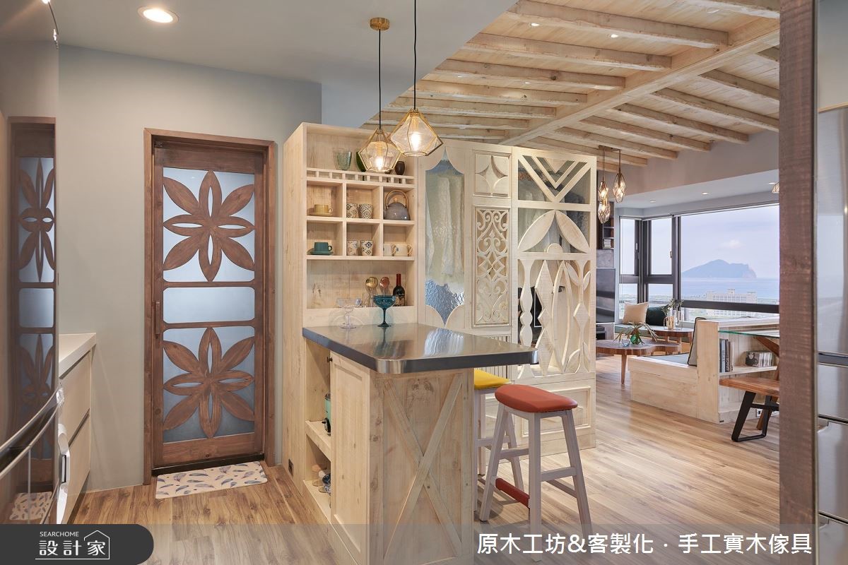 25坪新成屋(5年以下)＿混搭風吧檯案例圖片＿原木工坊&客製化．手工實木傢具＿原木工坊_26之10