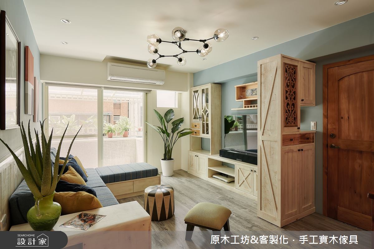 35坪老屋(16~30年)＿混搭風客廳案例圖片＿原木工坊&客製化．手工實木傢具＿原木工坊_29之7