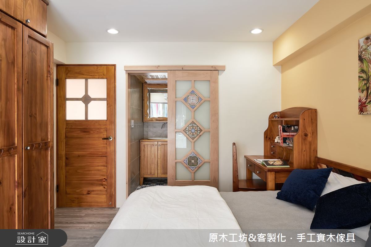 35坪老屋(16~30年)＿混搭風臥室案例圖片＿原木工坊&客製化．手工實木傢具＿原木工坊_29之17