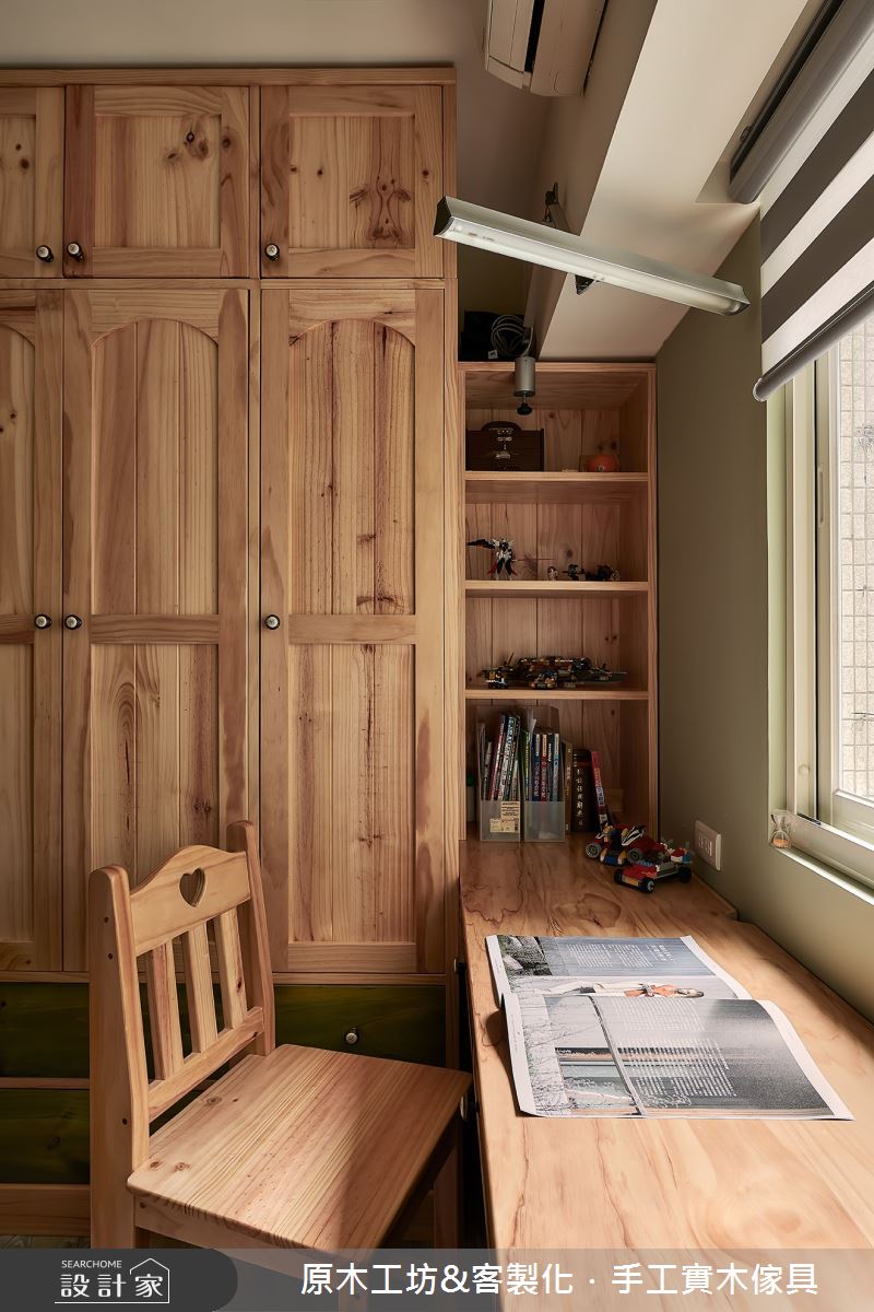 35坪老屋(16~30年)＿混搭風臥室案例圖片＿原木工坊&客製化．手工實木傢具＿原木工坊_29之23