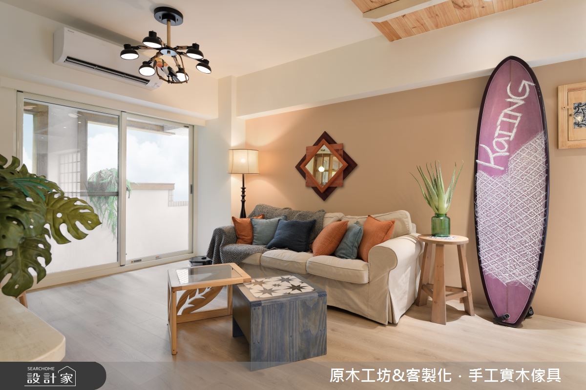 30坪老屋(16~30年)＿混搭風客廳案例圖片＿原木工坊&客製化．手工實木傢具＿原木工坊_30之8