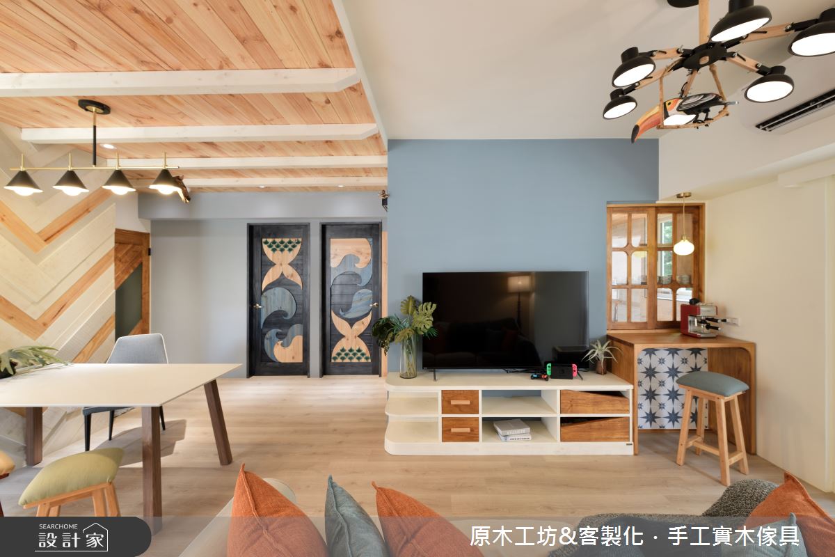 30坪老屋(16~30年)＿混搭風客廳案例圖片＿原木工坊&客製化．手工實木傢具＿原木工坊_30之6