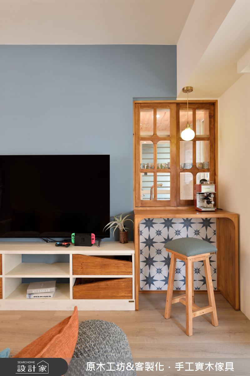 30坪老屋(16~30年)＿混搭風客廳案例圖片＿原木工坊&客製化．手工實木傢具＿原木工坊_30之10