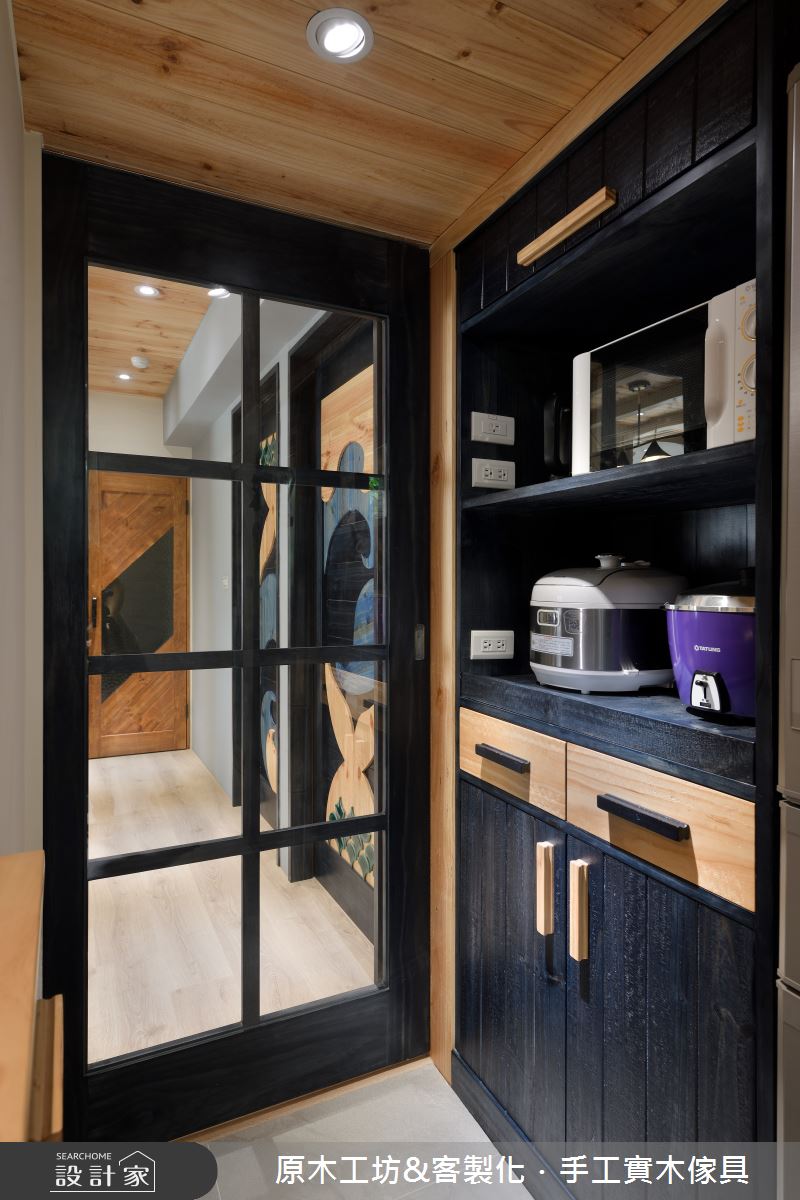 30坪老屋(16~30年)＿混搭風廚房案例圖片＿原木工坊&客製化．手工實木傢具＿原木工坊_30之18