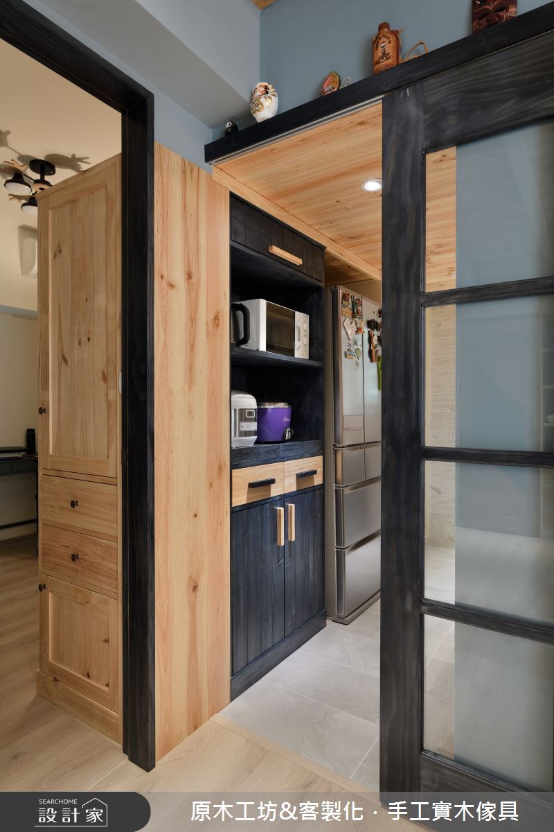 30坪老屋(16~30年)＿混搭風廚房案例圖片＿原木工坊&客製化．手工實木傢具＿原木工坊_30之17
