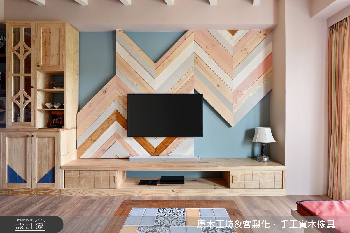 30坪新成屋(5年以下)＿混搭風客廳案例圖片＿原木工坊&客製化．手工實木傢具＿原木工坊_31之13