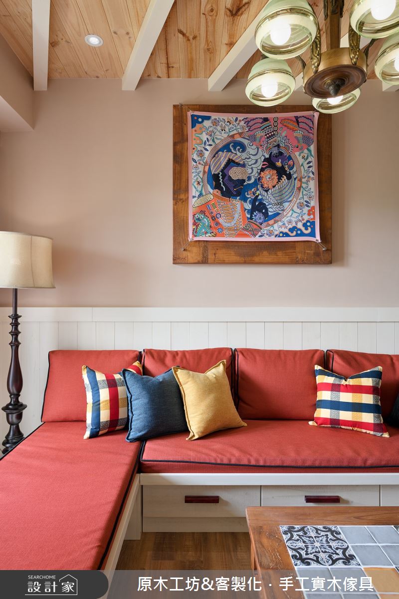 30坪新成屋(5年以下)＿混搭風客廳案例圖片＿原木工坊&客製化．手工實木傢具＿原木工坊_31之17