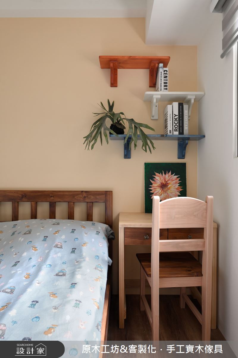 30坪新成屋(5年以下)＿混搭風臥室案例圖片＿原木工坊&客製化．手工實木傢具＿原木工坊_31之22