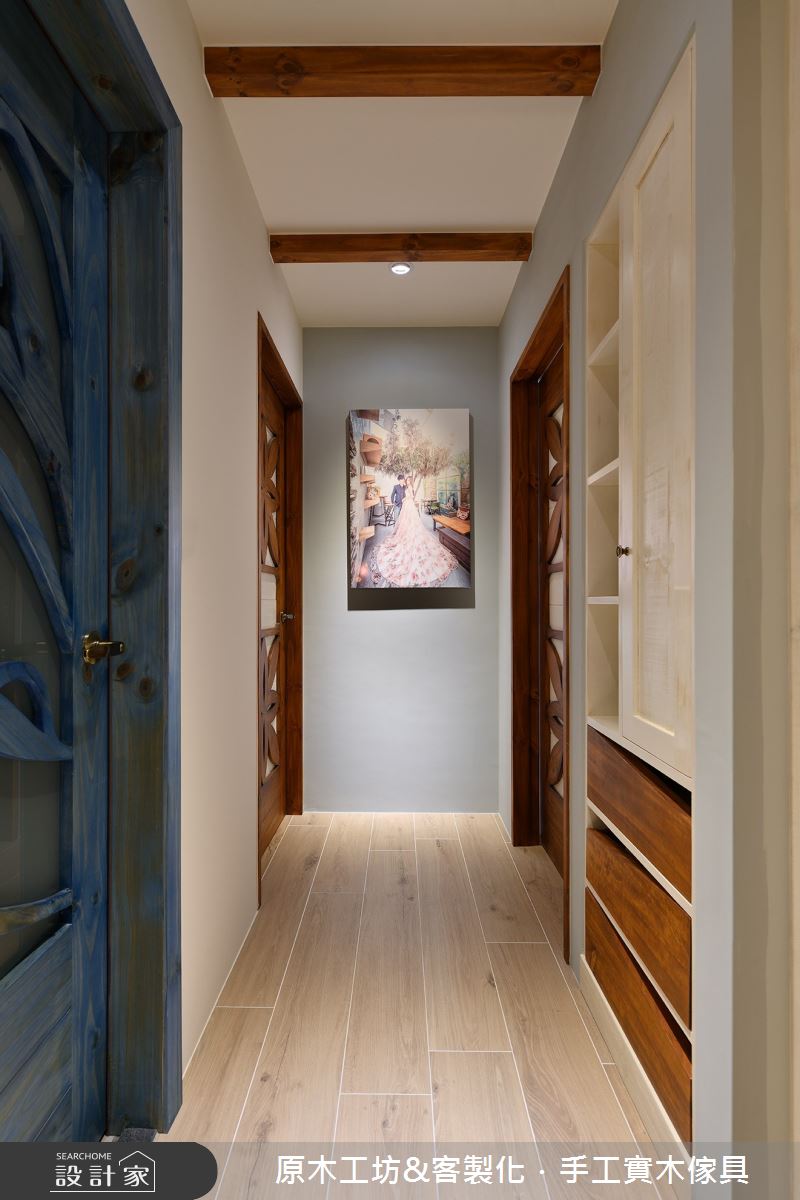 30坪新成屋(5年以下)＿混搭風走廊案例圖片＿原木工坊&客製化．手工實木傢具＿原木工坊_32之21