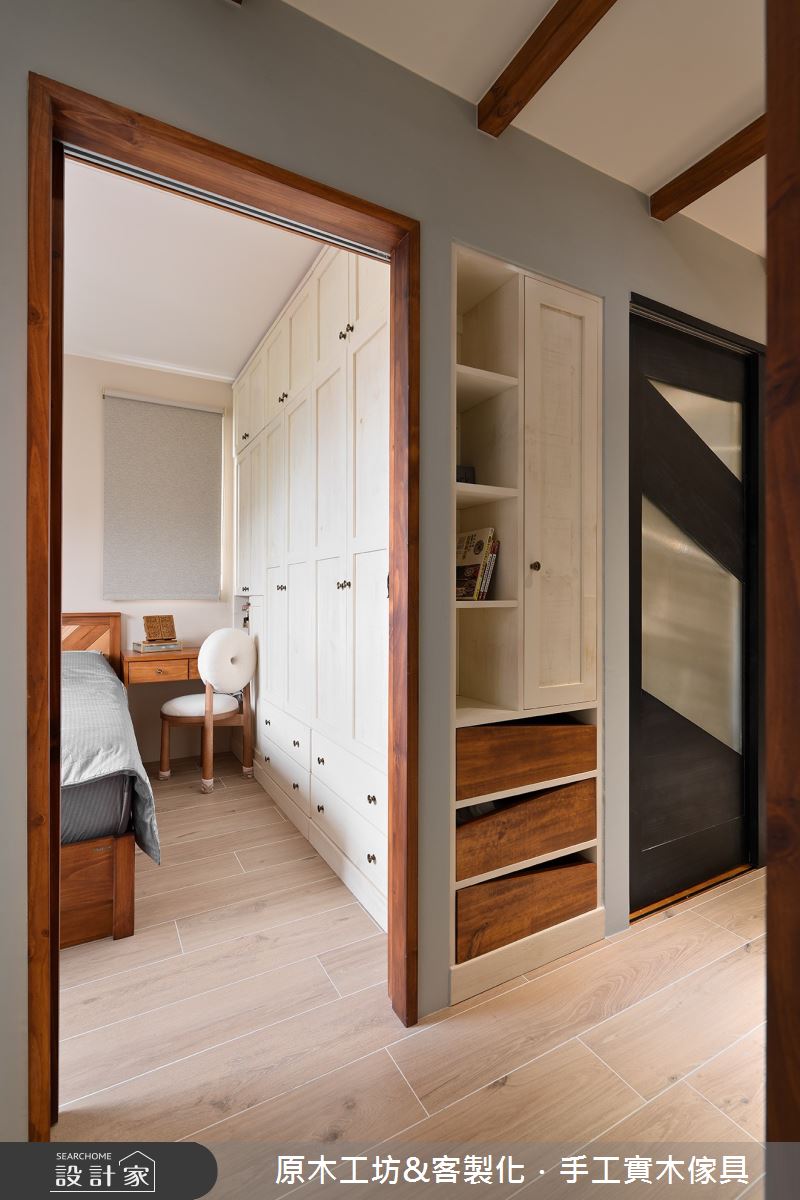 30坪新成屋(5年以下)＿混搭風臥室案例圖片＿原木工坊&客製化．手工實木傢具＿原木工坊_32之25